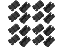 Conjunto De 16 Protetores Antiderrapantes Resistentes Ao Desgaste E Com Design Robusto 10mm Para Pés Cadeiras Aço