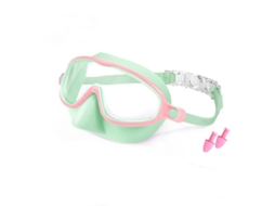 Óculos De Natação Infantis600a-b Rosa Bebê-verde Transparente (em Caixa)