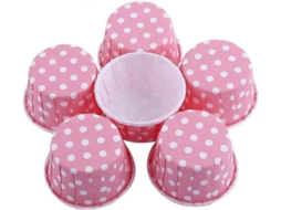 Pacote Com 100 Forminhas De Papel Para Cupcakes, Mini Bolos, Moldes Sacos Muffin, Coloridas.