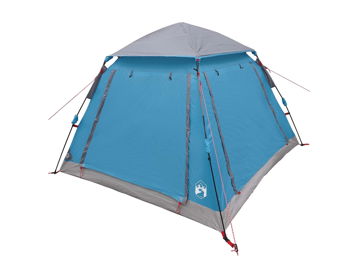 Barraca instantânea com capa de chuva para 3 pessoas VIDAXL