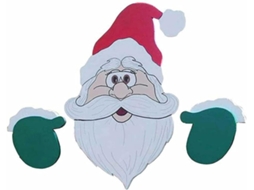 Faixa Natalina Para Exterior, Enfeites De Papai Noel, Decoração Para Cerca De Jardim, Decoração Natalina