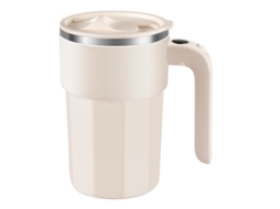 Caneca Automexida, Copo Elétrico De 350ml, Creme | Recarregável, Presente Para Amantes De Café E Uso No Escritório (branca)