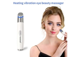 Massageador Facial Recarregável com Aquecimento e Vibração para Olheiras Bolsas Sob os Olhos, Promove a Absorção D Essências. GOKOCO