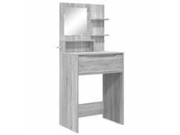 Conjunto de Mesas de Maquiagem para Quarto Cinza Sonoma com MAISON EXCLUSIVE (80x39,6x135 cm)