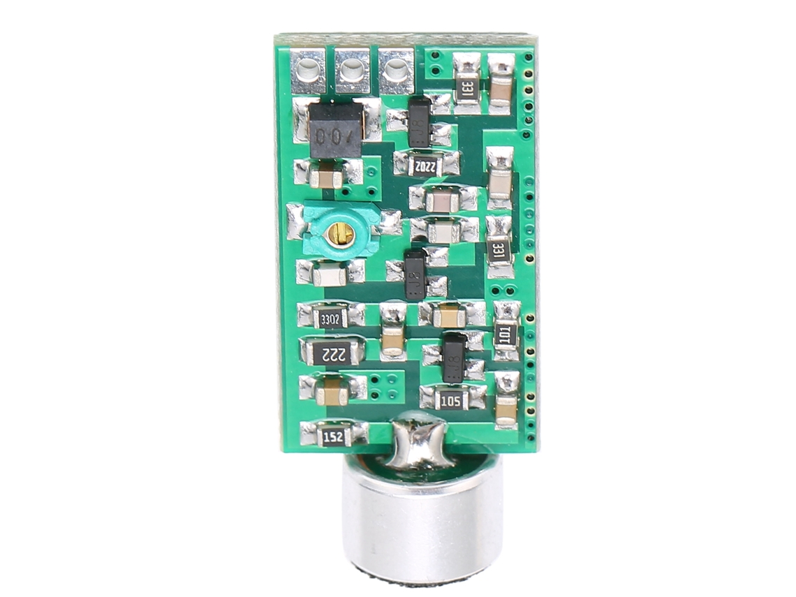 Módulo Transmissor de Áudio Mini com Microfone Sem Fio, Emissão FM, Placa Núcleo Mic 0.7‑9v | S/MARCA