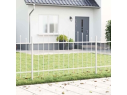 Vidaxl Cerca Para Jardim Woerden 6 Unid. 170 X 140 Cm Branco