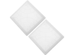 Molde De Pp Para Pavimentação De Caminhos De Jardim, 2 Peças, Fácil De Despejar E Desmoldar.
