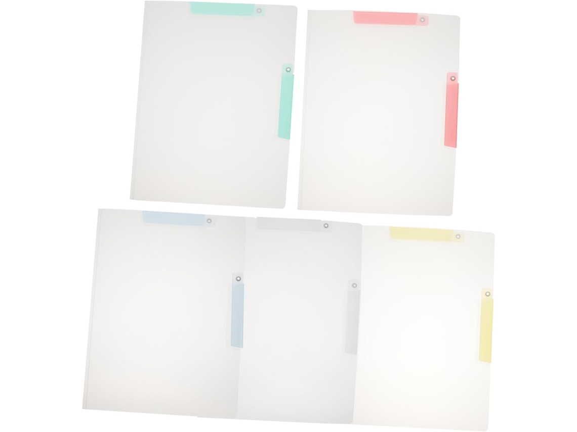100 Folhas De Protetores De Revistas, Capas Para Fichário, Capas Plásticas Para Papel E Páginas Transparentes.
