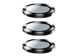 Protetor de Lente LAXISCREED Padrão Cd Hd Preto 3 pack