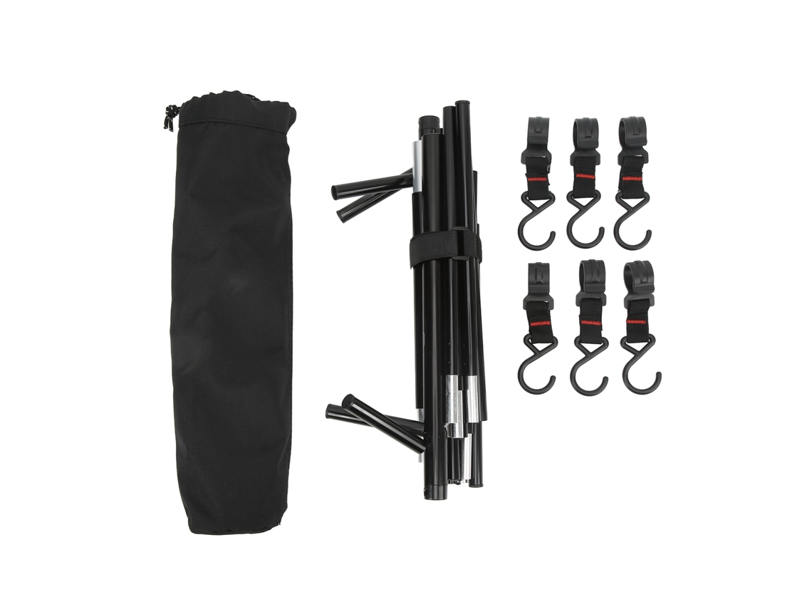 Rack Suspenso de Camping com 6 Ganchos 6kg