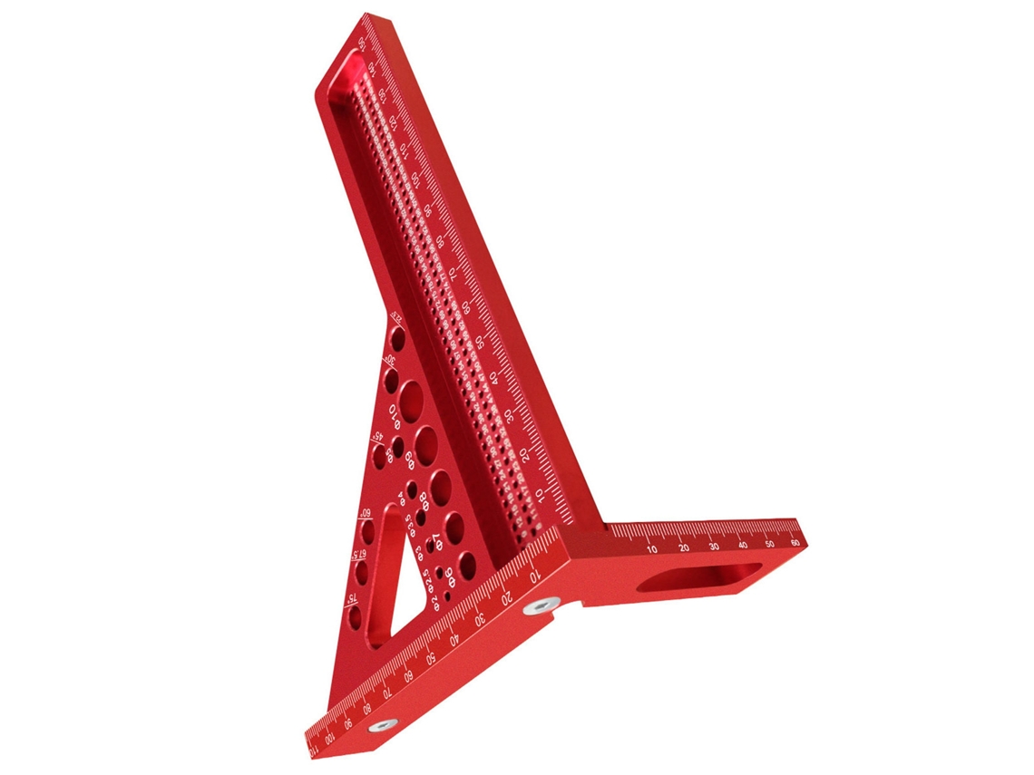 Laxiscreed Régua 3d Com Ângulos Múltiplos, Ideal Para Medições Em Carpintaria E Madeira