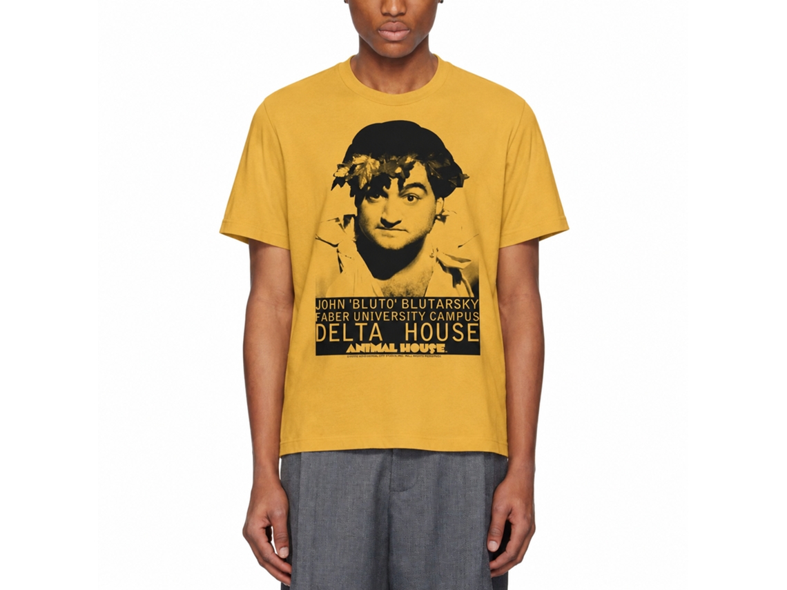 Rockinstone Animal House Movie Face Solid Ginger Adult T-shirt Size:s