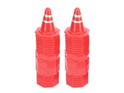Mali 50 Peças Cones de Tráfego Miniaturas Brinquedos para Crianças Treinamento Futebol Carro Controle Remoto