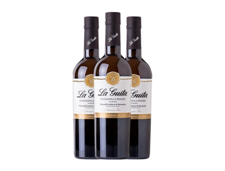 Vinho fortificado HIJOS DE RAINERA PÉREZ MARÍN La Guita Manzanilla Pasada en Rama Palomino Fino Garrafa Medium (0.5 L - 3 Unidades)