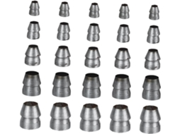 Nuobesty Conjunto De 25 Cunhas Redondas Ferro Para Martelo, Acessórios