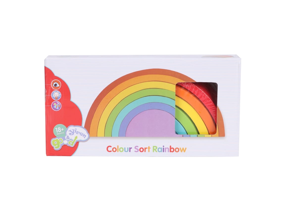 Ats conjunto de Rompecabezas de Madera para Bebés Bloques Coloridos Juguete Educatsivo de Construcción Rb40