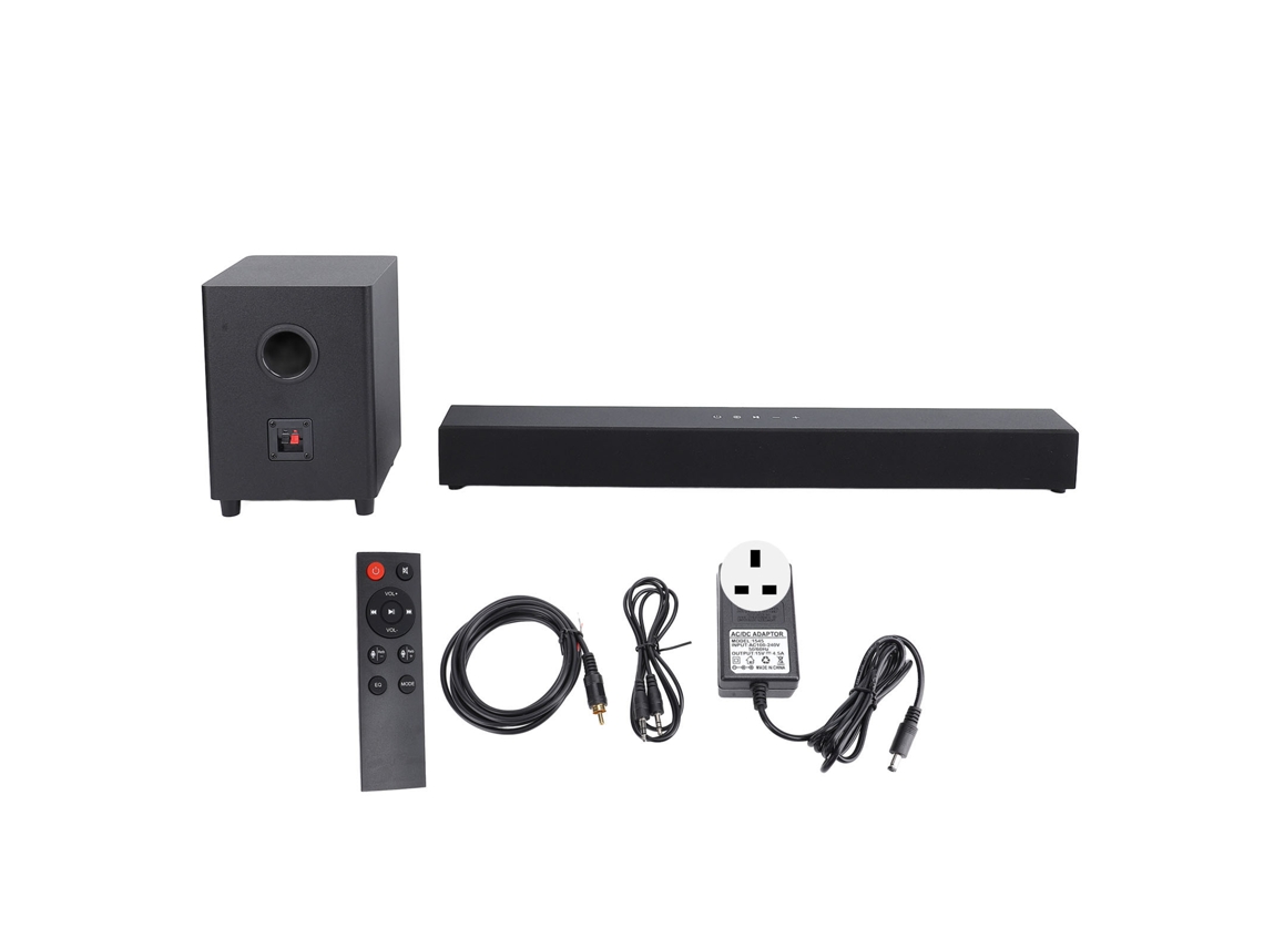 Soundbar home theater com subwoofer, Bluetooth EOOCOO