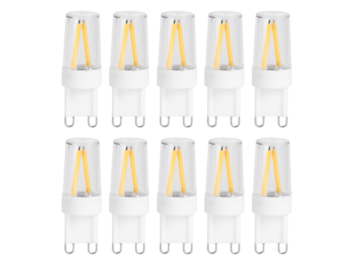10pcs Lâmpadas LED Bi-pin G9 1.5W AC230V para Carro, Armário, Residencial