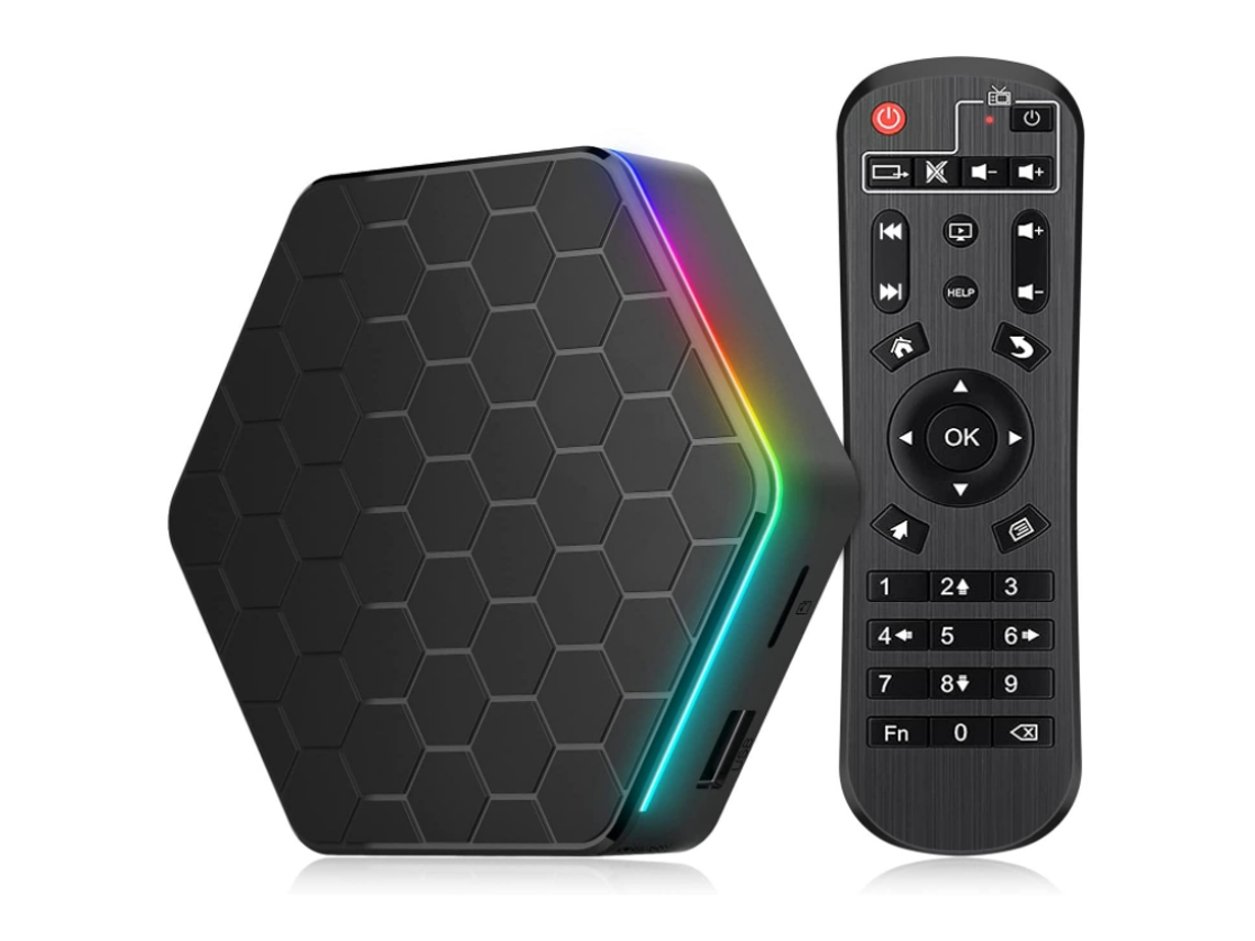 Android Tv Box Yizhood H618 4gb Ram 64gb Rom 6k H.265 Bt5.0 Preto