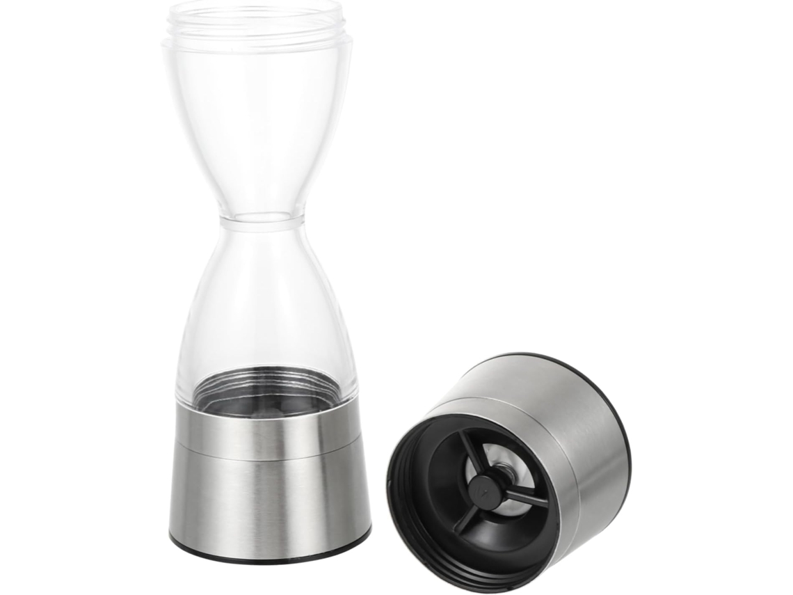 Moedor De Pimenta Manual De Duas Cabeças - Ideal Para Quem Cozinha Em Casa Ou Faz Churrasco, Adicionando Sal E