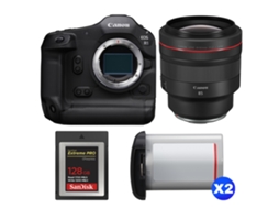 Eos R1 + Rf 85mm F/1.2 L Usm + 1 Sandisk 128gb Extreme Pro Cfexpress Type B + 2 Canon Lp e19 + Ebook “20 Dicas para Fotos Que Impressionam” CANON