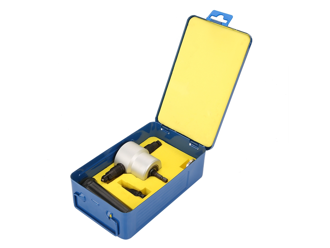 Kit de ferramenta de corte Nibbler YURU com dupla ponta para furadeira elétrica e folha de metal | S/MARCA