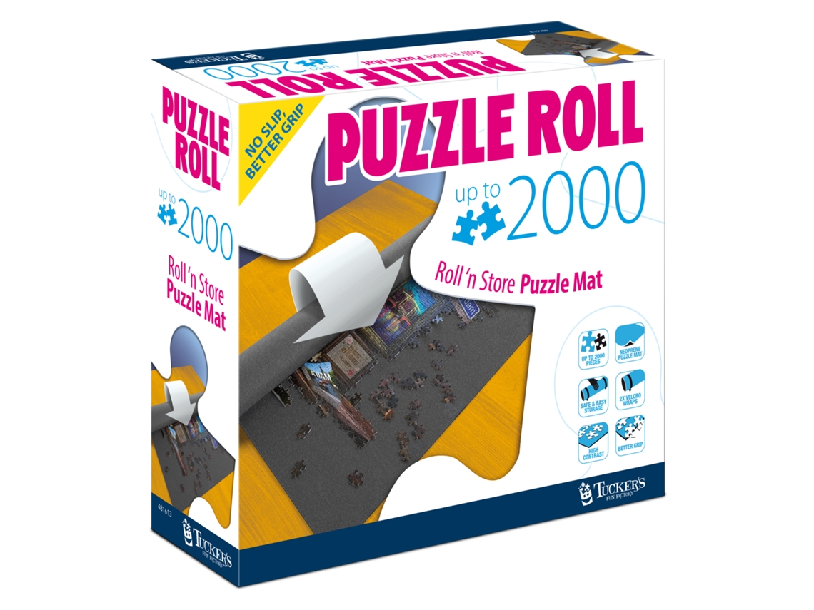Tapete De Quebra Cabeça Tuckers Fun Factory, Rolo De Quebra Cabeça Com 2000 Peças Multicoloridas