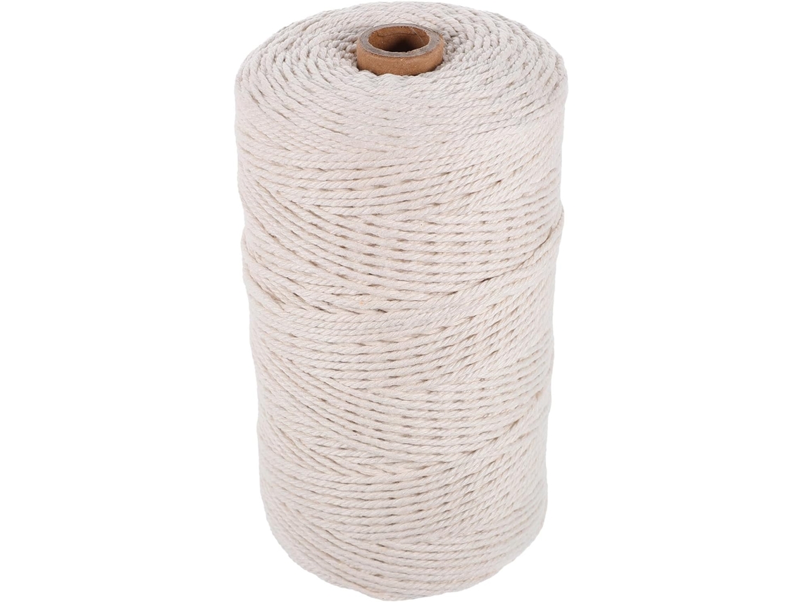 Cordão de algodão Alipis 2mm para linguiças e carnes, resistente para amarrar pernas de porco, adequado para uso.