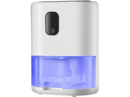 Mini Desumidificador, Reservatório De Água De 1 Litro, Desligamento Automático, Compacto, Silencioso, Com Luzes Coloridas Zeuxo