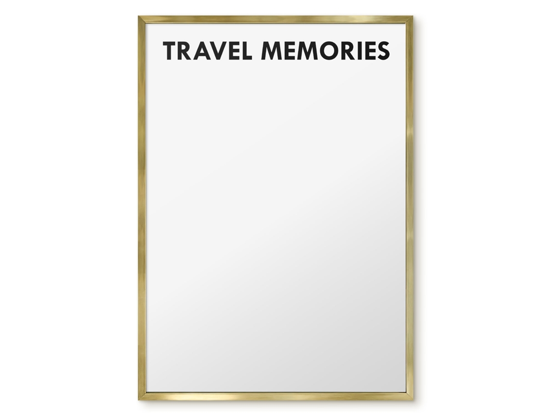 Magnetic Glass Board Travel Memories For The Hall Espelharte (50x70 Cm)