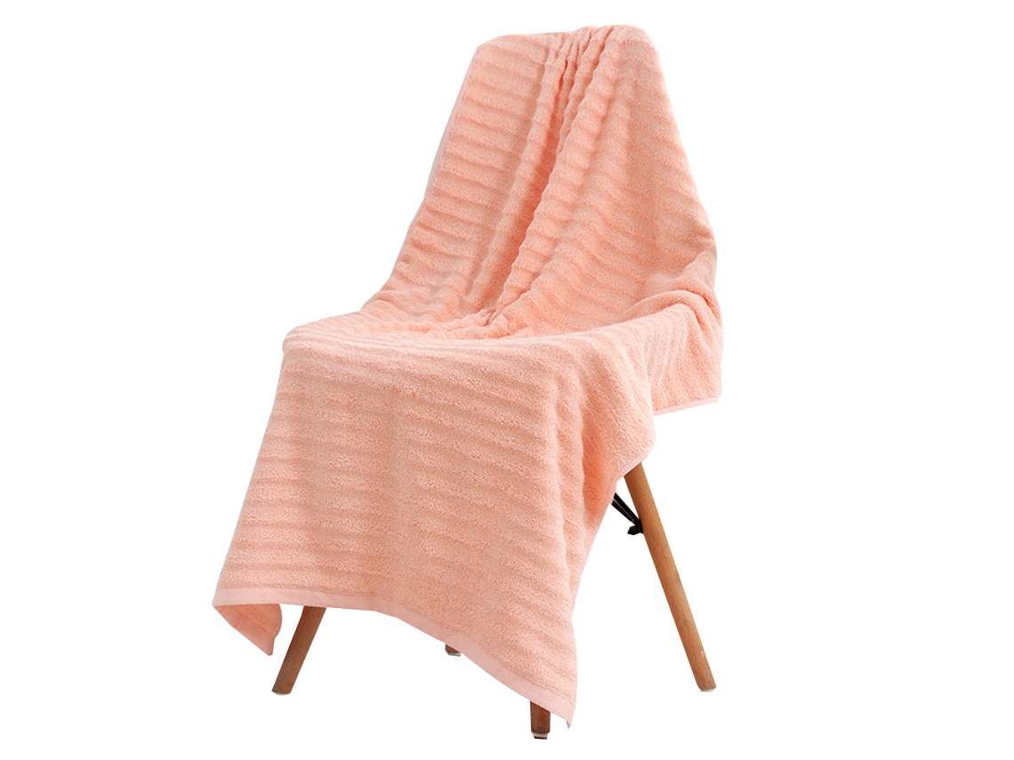Conjunto de Toalha RNEMITERY Banho Espessas Absorventes Algodão Laranja - 3pcs (70x140cm)