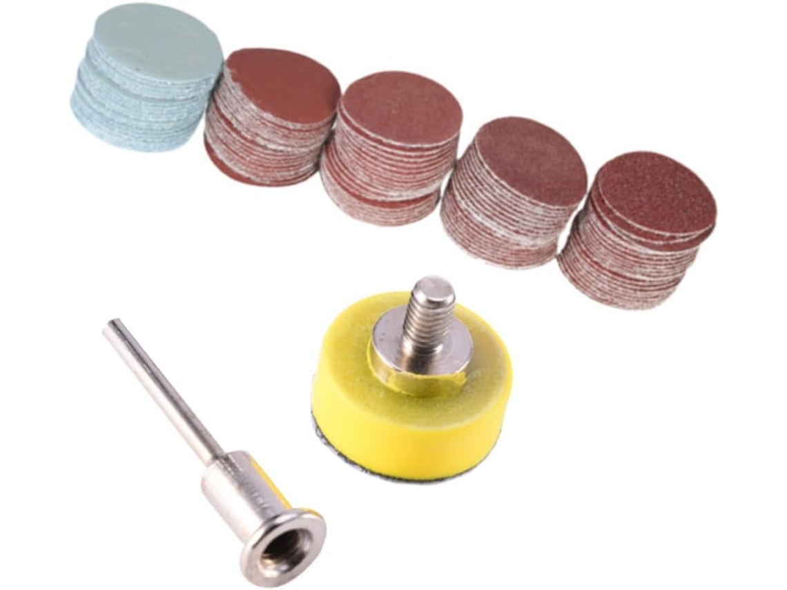 Kit Com 100 Discos De Lixa Para Furadeira Base Alumínio, Grãos A