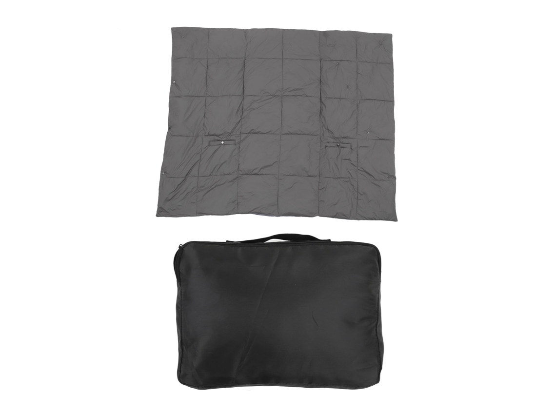 Manta Quente Usb Cinza Escuro 3 Modos 52x43 Polegadas Suave Portátil Para Inverno Carro