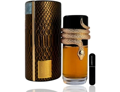 Perfume Musamam Negro Perfume Unissex de Luxo 100ml Brinde Atomizador 5ml DRIKANBEST Recarregável
