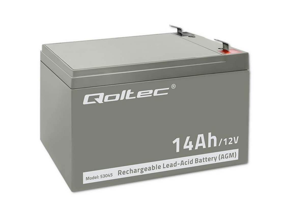 53045 Agm Battery | 12v | 14ah Qoltec