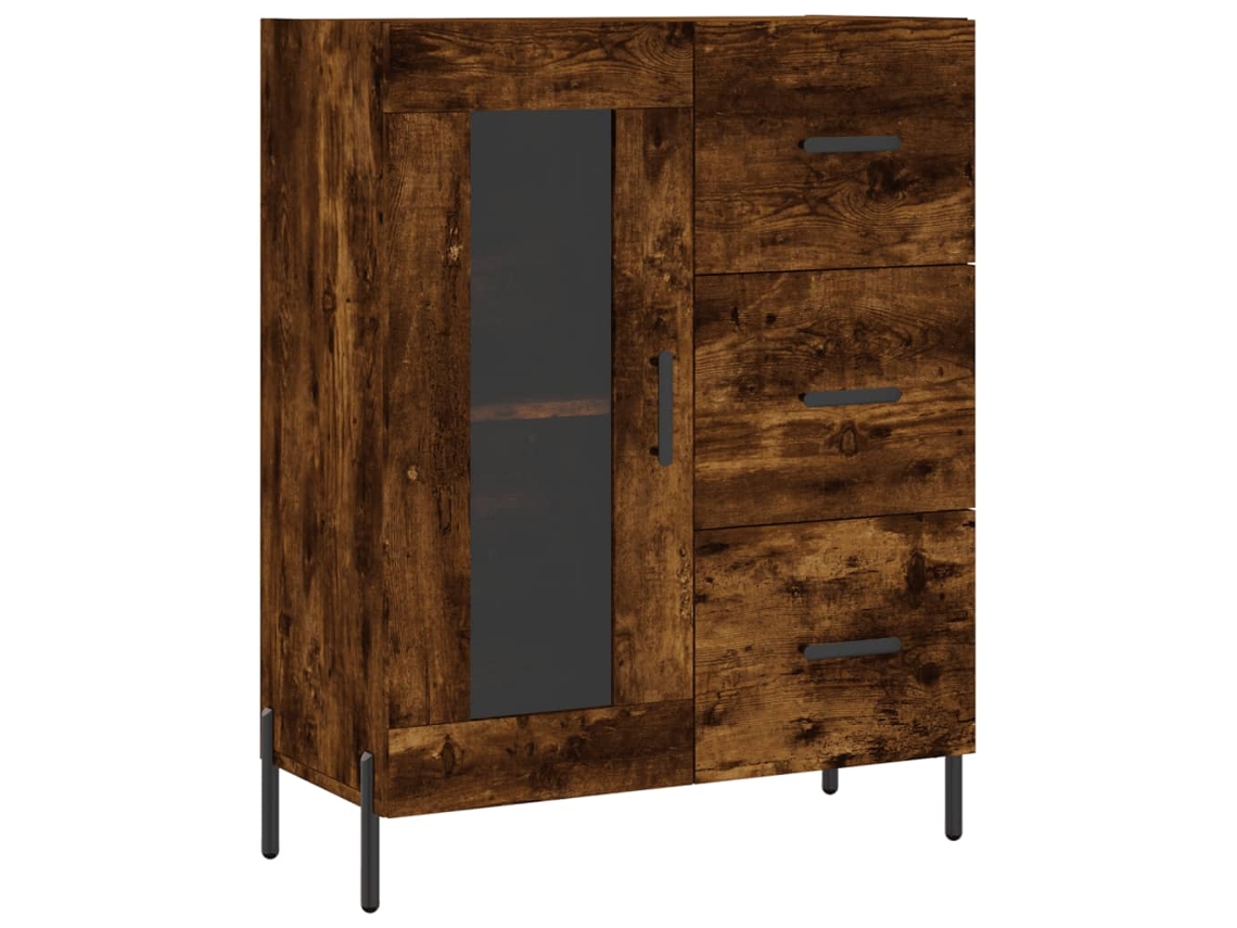 Sideboard, Sideboards Vidaxl Marrom Madeira Processada (n/a)