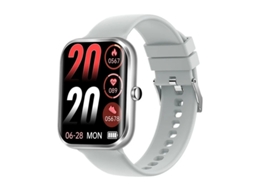 Smartwatch com Chamada Bluetooth, Ecrã 1.96, Monitor de Frequência Cardíaca, Pressão Arterial e Modos Esportivos, Bestvite