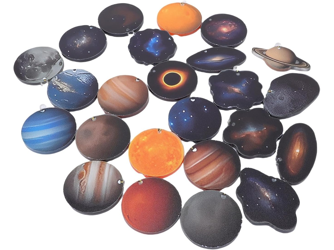 Calendário Espacial Planetário 2025 Contagem Regressiva de 24 Dias com Tema de Astronomia SFUSHOS