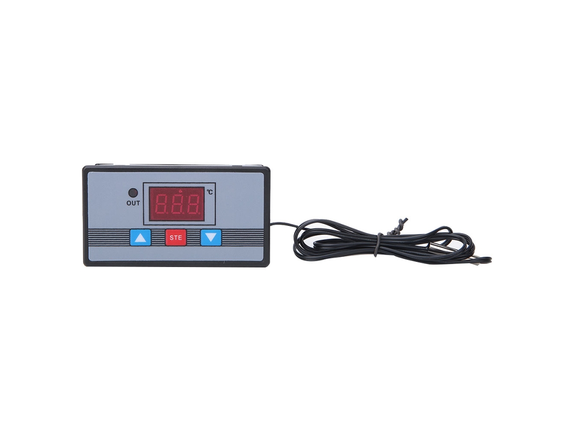 Controlador De Temperatura Digital Com Display De Alta Precisão Modo Automático Dc12v/dc24v/ac110-220v