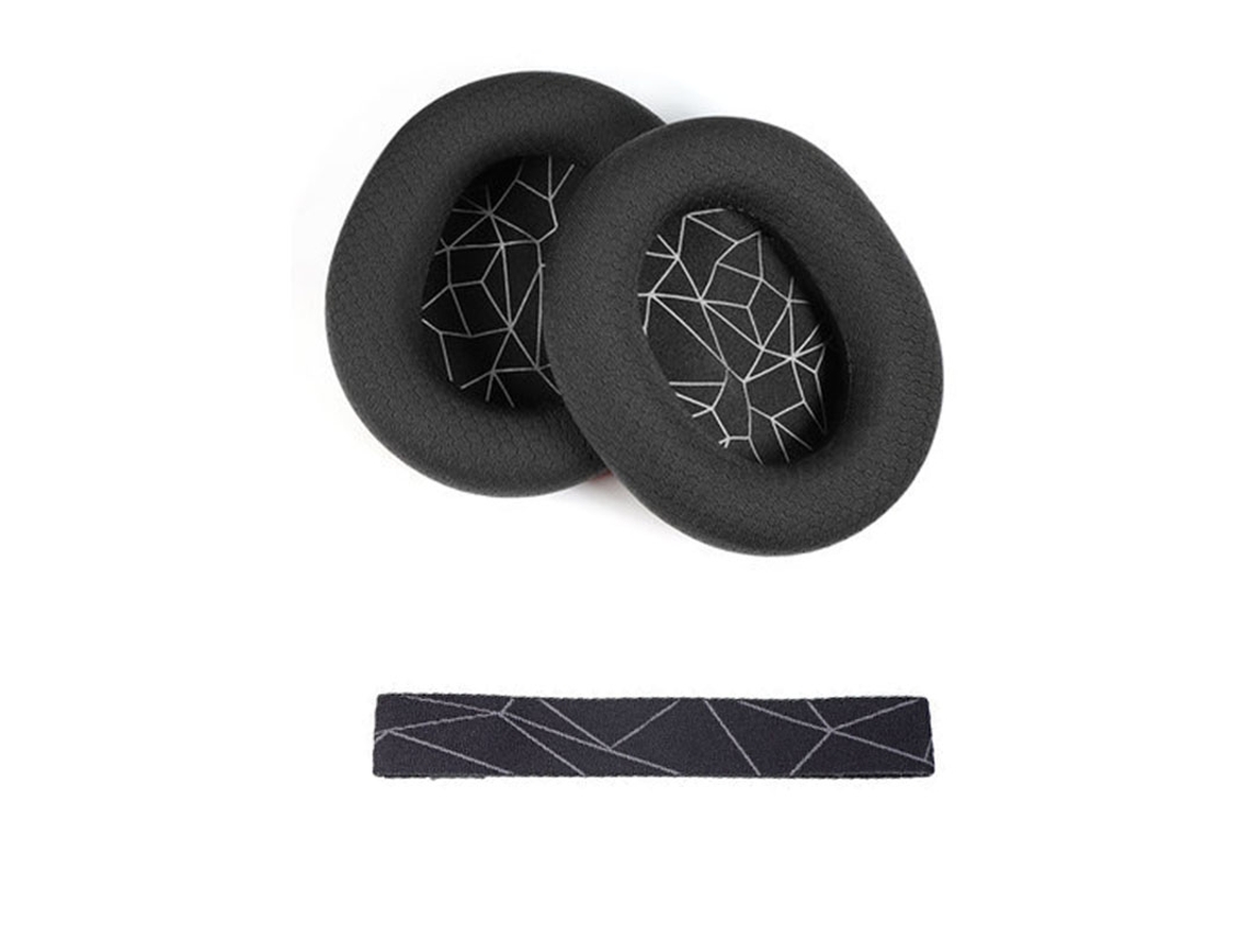 Conjunto de Almofadas para Bandana e Orelha para Steelseries Arctis 7/