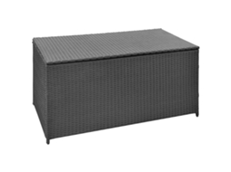 Storage Chest, Storage Chests Vidaxl Preto Rattan / Vime (n/a)