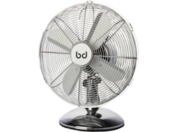 Ventoinha de Mesa BIWOND BW0085 (3 Velocidades - Diâmetro 30 cm - 40 W - Prateado)