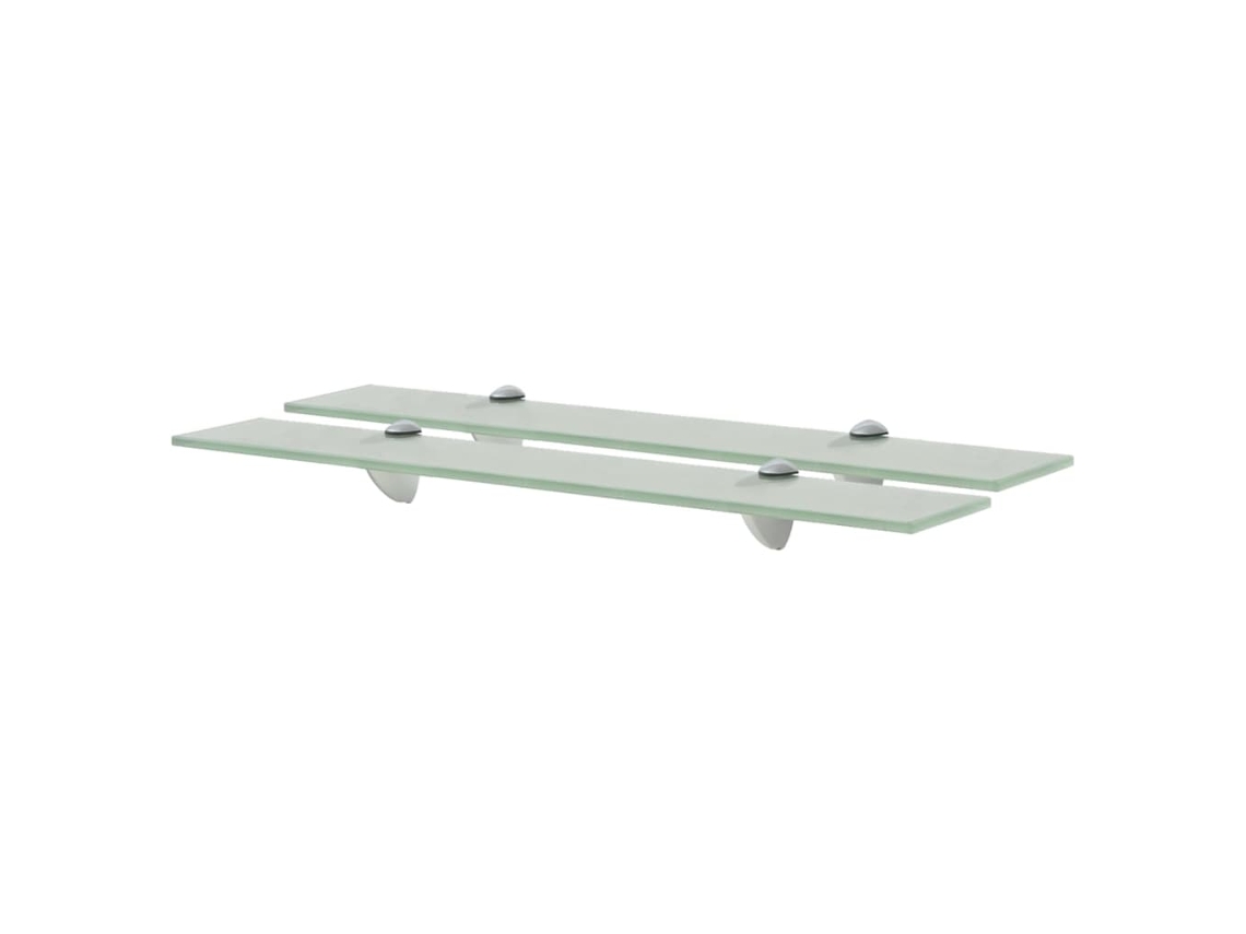 Vidaxl Prateleiras Flutuantes 2 Pcs Vidro 60x10 Cm 8 Mm