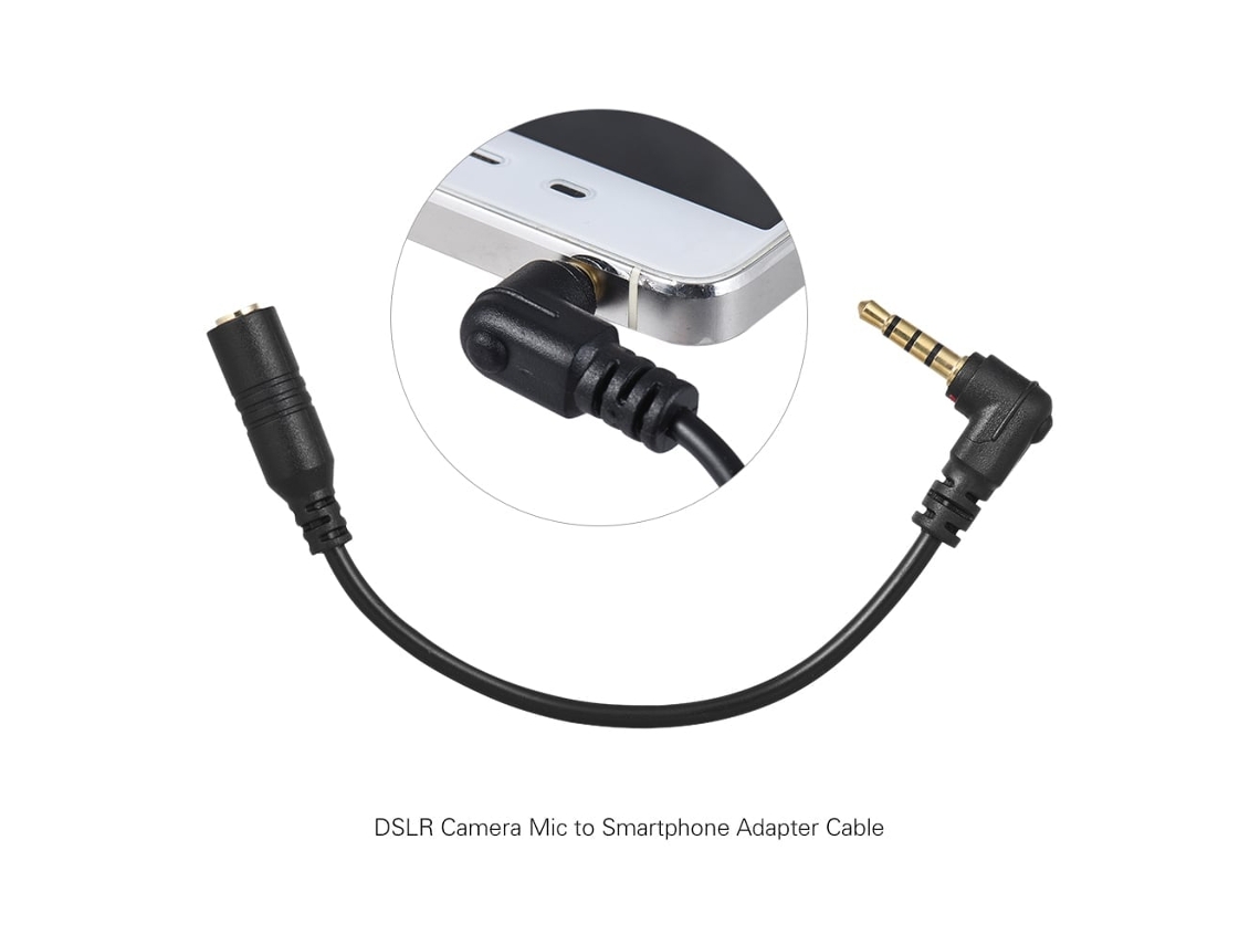 2026 adaptador Trs para Trrs 3.5mm para Microfone e Fones de Ouvido de 3 Pinos para 4 Pinos