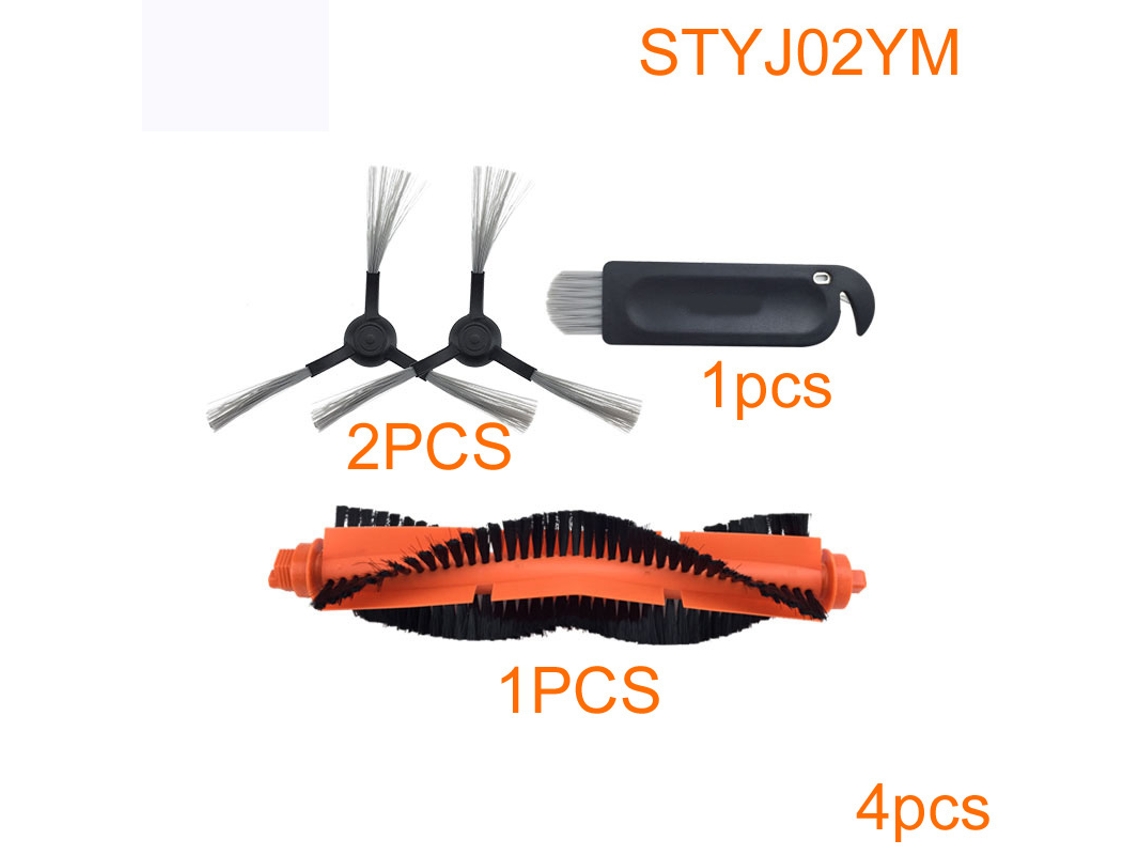 Aspirador de pó escova lateral principal acessórios filtro hepa para xiaomi mijia mi styj02ym varrendo robô peças reposição