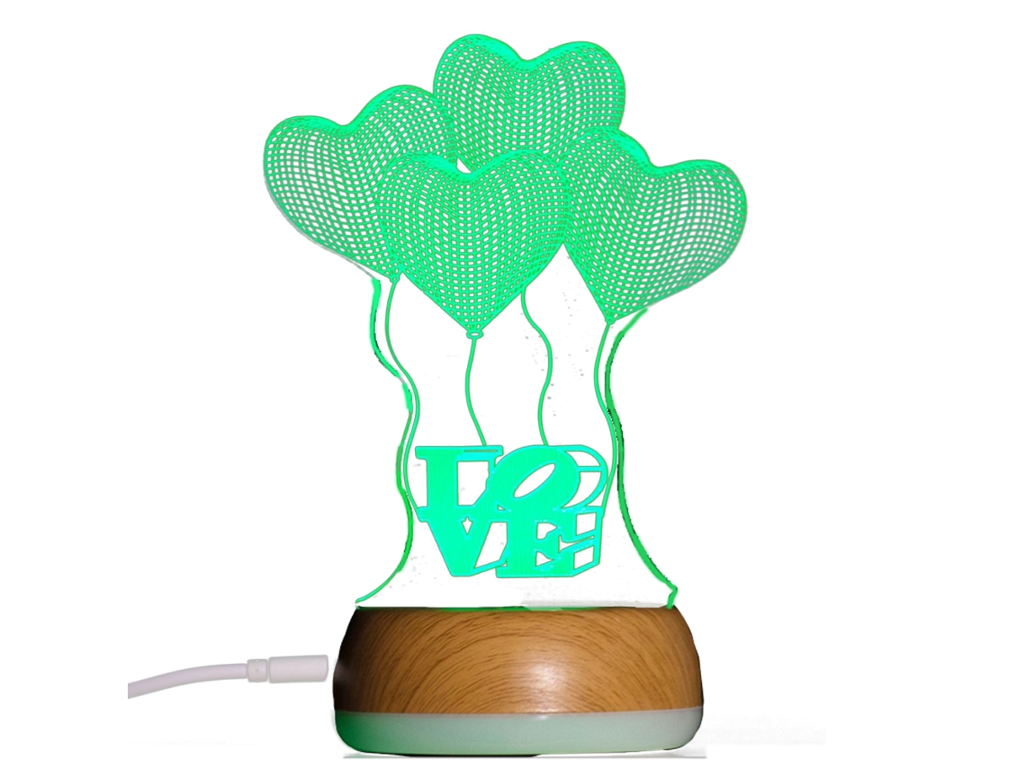 Lâmpada Decorativa 3D Aniversário e Natal Presentes Fixes para Crianças RNEMITERY