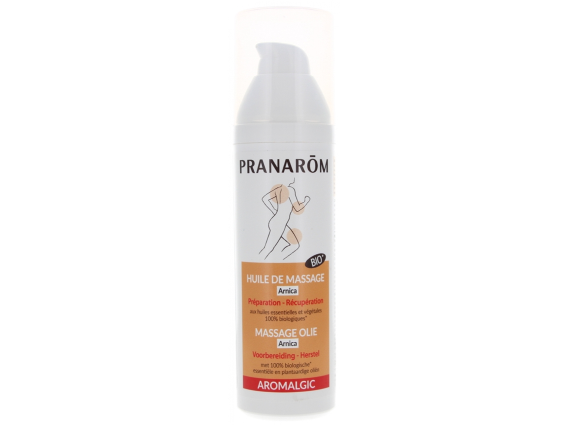 Óleo de massagem bio aromático costas-coxas-panturrilhas 100 ml PRANARÔM