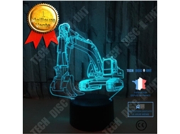Luminria Noturna Colorida 3d Td Fkt49 Aquaforge