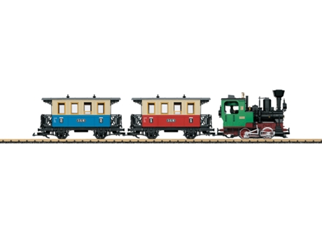 Modelo de comboios e ferrovias LGB ferrovias (15 anos)