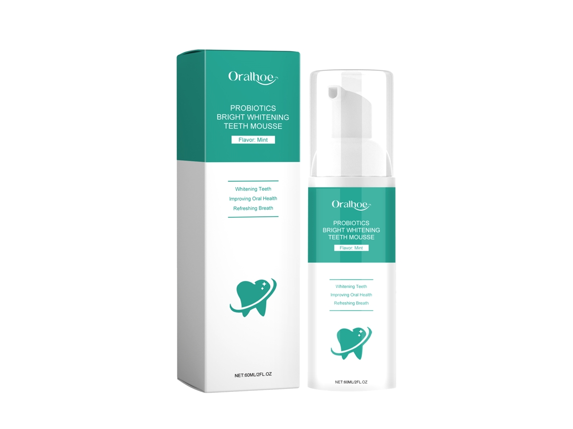 Mousse Clareadora Dental com Probiótica para Sorrisos Mais Brilhantes LAXISCREED